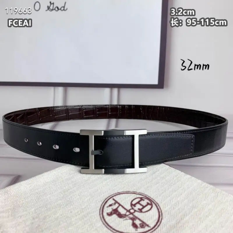 Hermes belt 32mmX95-115cm 8L040805